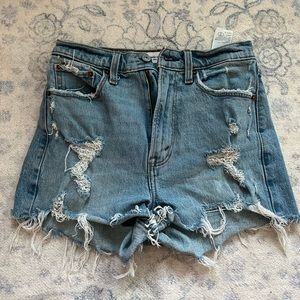 abercrombie denim shorts